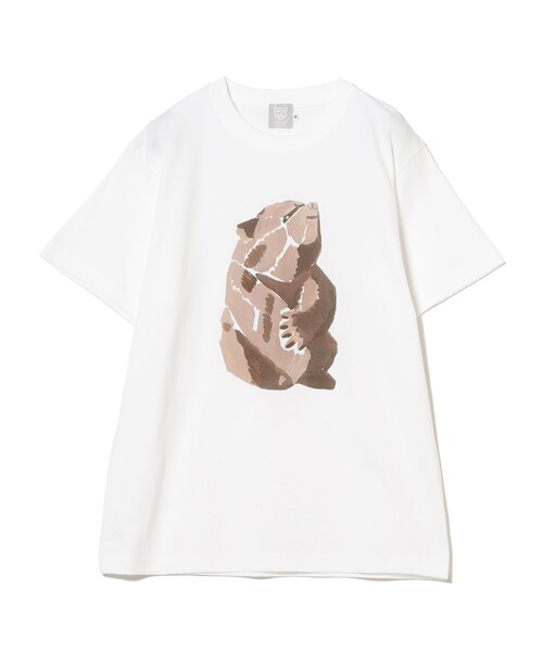 BEAMS JAPAN（ビームス　ジャパン）の「木彫り熊 イラスト Tシャツ（Tシャツ/カットソー・レディース・その他5/その他3/その他/その他7/その他4/その他2/その他1/その他6・LARGE/SMALL/X-LARGE/MEDIUM）」の4枚目の写真