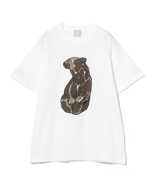 BEAMS JAPAN（ビームス　ジャパン）の「木彫り熊 イラスト Tシャツ（Tシャツ/カットソー・レディース・その他5/その他3/その他/その他7/その他4/その他2/その他1/その他6・LARGE/SMALL/X-LARGE/MEDIUM）」の6枚目の写真