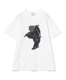 木彫り熊 イラスト Tシャツ