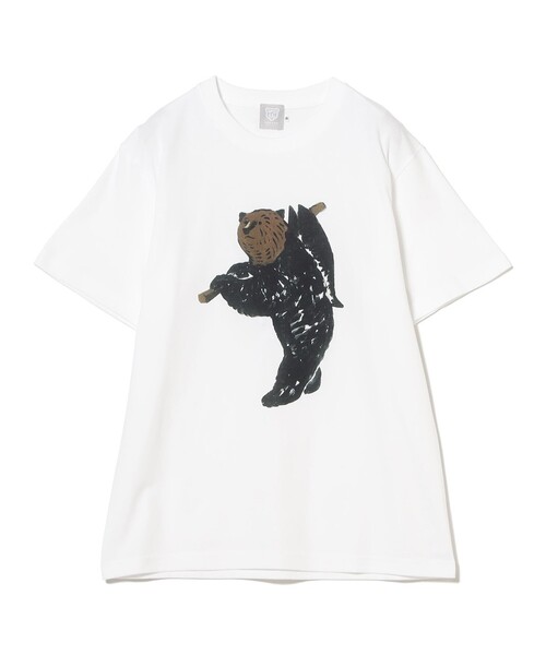 BEAMS JAPAN（ビームス　ジャパン）の「木彫り熊 イラスト Tシャツ（Tシャツ/カットソー・レディース・その他5/その他3/その他/その他7/その他4/その他2/その他1/その他6・LARGE/SMALL/X-LARGE/MEDIUM）」の9枚目の写真