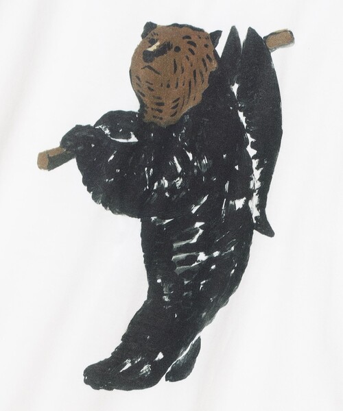 BEAMS JAPAN（ビームス　ジャパン）の「木彫り熊 イラスト Tシャツ（Tシャツ/カットソー・レディース・その他5/その他3/その他/その他7/その他4/その他2/その他1/その他6・LARGE/SMALL/X-LARGE/MEDIUM）」の10枚目の写真