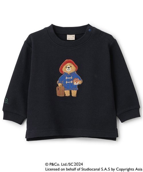 petit main（プティマイン）の「【パディントン(TM)】モチーフトレーナー（スウェット・キッズ・ネイビー/オフホワイト/ライトベージュ・130cm/120cm/110cm/100cm/90cm/80ｃｍ）」の3枚目の写真