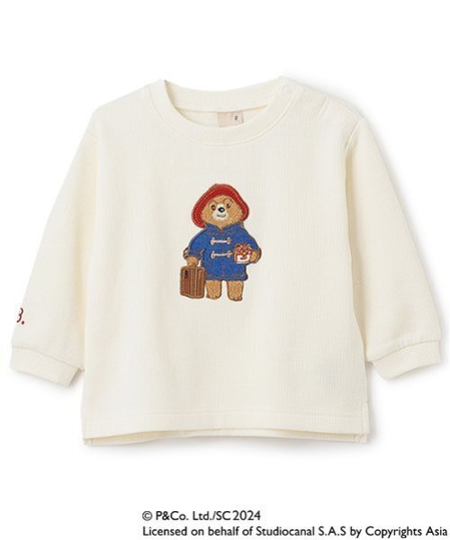 petit main（プティマイン）の「【パディントン(TM)】モチーフトレーナー（スウェット・キッズ・ネイビー/オフホワイト/ライトベージュ・130cm/120cm/110cm/100cm/90cm/80ｃｍ）」の2枚目の写真