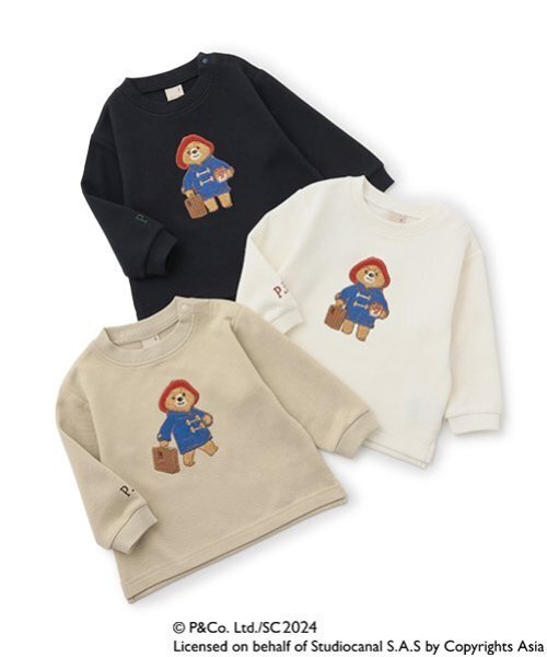 petit main（プティマイン）の「【パディントン(TM)】モチーフトレーナー（スウェット・キッズ・ネイビー/オフホワイト/ライトベージュ・130cm/120cm/110cm/100cm/90cm/80ｃｍ）」の13枚目の写真