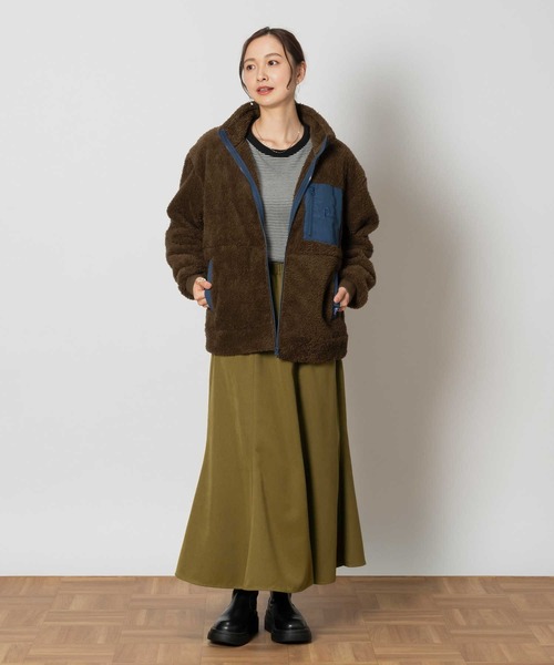 Right-on（ライトオン）の「【PENFIELD】ボアフリースジャケット（その他アウター・レディース・ブラウン/オフホワイト/ベージュ・M/XL/L）」の18枚目の写真