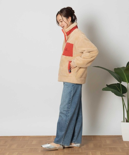Right-on（ライトオン）の「【PENFIELD】ボアフリースジャケット（その他アウター・レディース・ブラウン/オフホワイト/ベージュ・M/XL/L）」の9枚目の写真
