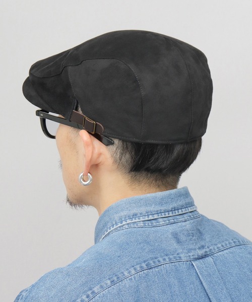 Ruben（ルーベン）の「フェイクスエード ハンチング（ハンチング/ベレー帽・メンズ・ブラック/グレー・FREE）」の12枚目の写真