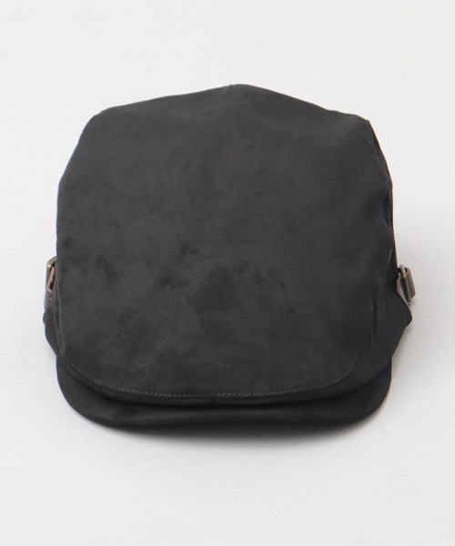 Ruben（ルーベン）の「フェイクスエード ハンチング（ハンチング/ベレー帽・メンズ・ブラック/グレー・FREE）」の3枚目の写真