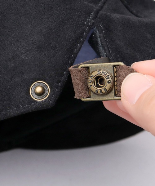 Ruben（ルーベン）の「フェイクスエード ハンチング（ハンチング/ベレー帽・メンズ・ブラック/グレー・FREE）」の21枚目の写真