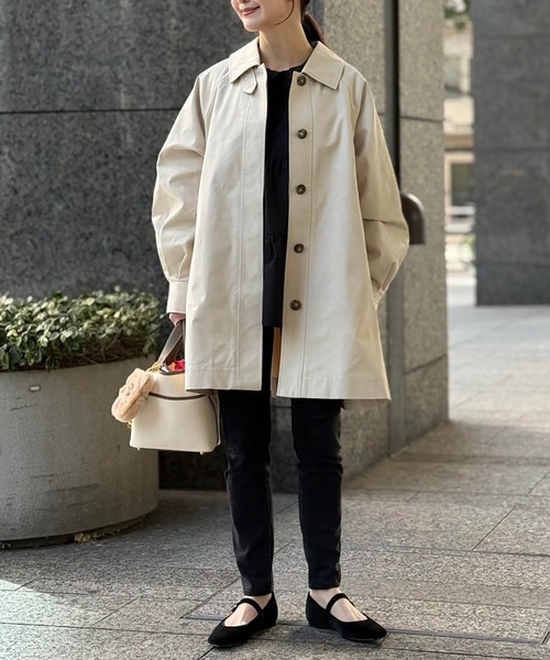 ミドルフレアステンカラーコート Emma Taylor│STYLEDOOR