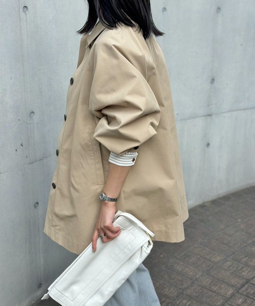 ミドルフレアステンカラーコート Emma Taylor│STYLEDOOR