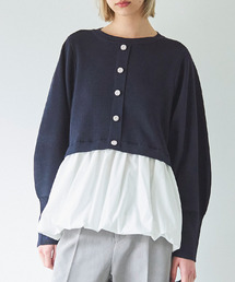 【WEB限定セール】ドッキングニットトップス