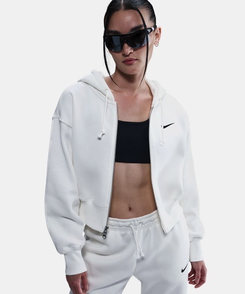 NIKE AS W NSW PHNX FLC LSE CROP FZ / ナイキ ウィメンズ NSW PHNX