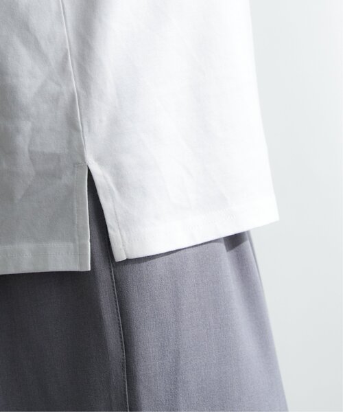 ikka（イッカ）の「ロゴフォトプリントロンT（Tシャツ/カットソー・レディース・オフホワイト/ホワイト/ブラック/チャコールグレー・M/L/S）」の11枚目の写真