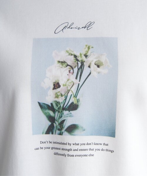 ikka（イッカ）の「ロゴフォトプリントロンT（Tシャツ/カットソー・レディース・オフホワイト/ホワイト/ブラック/チャコールグレー・M/L/S）」の13枚目の写真