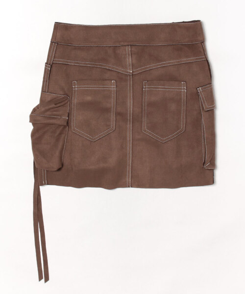 Desigual（デシグアル）の「カーゴポケットミニスカート タイトブラウン（スカート・レディース・ブラウン・XS/S/M/L/XL）」の7枚目の写真