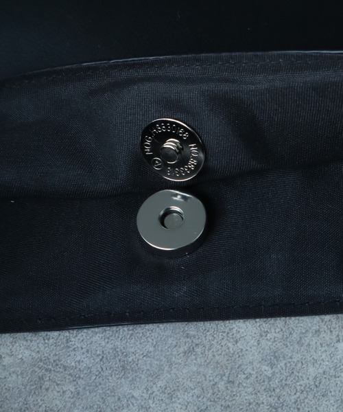 welise（ウェライズ）の「【welise/ウェライズ】アーティフィシャルスキン モードビッグショルダーバッグ/合成皮革（ショルダーバッグ・メンズ・ブラック・FREE）」の7枚目の写真