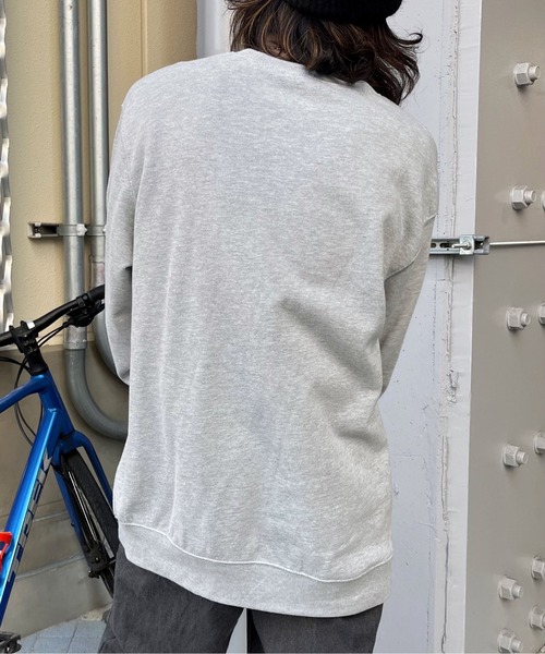 MODISH GAZE(モディシュガゼ)の「BEST FRIENDS FOREVERサークルプリント裏毛トレーナー(スウェット・メンズ・杢グレー・LARGE)」の12枚目の写真