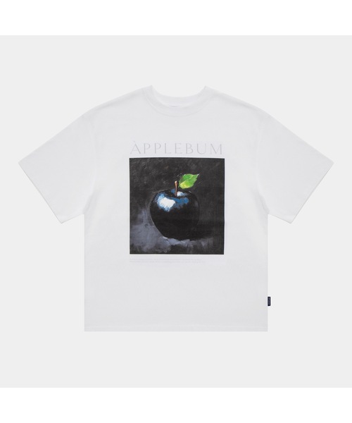 APPLEBUM(アップルバム)の「"Black Apple" T-shirt(Tシャツ/カットソー・メンズ・ブラック/ホワイト・XX-LARGE/X-LARGE/LARGE/MEDIUM/SMALL)」の1枚目の写真