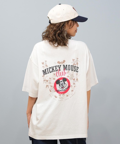 DISCUS ATHLETIC(ディスカス アスレチック)の「DISCUS ATHLETIC/ディスカスアスレチック × Disney ディズニー コラボ 半袖 Tシャツ ミッキーマウス 5287-5976(Tシャツ/カットソー・レディース・ブラック系その他/ホワイト系その他2/ブラック系その他3/ベージュ系その他3/ブラック系その他2/ホワイト系その他/ベージュ系その他/ベージュ系その他2/ホワイト系その他3・M)」の2枚目の写真