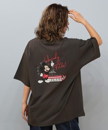 DISCUS ATHLETIC/ディスカスアスレチック × Disney ディズニー コラボ 半袖 Tシャツ ミッキーマウス 5287-5976