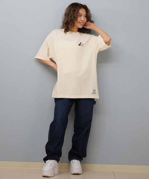 DISCUS ATHLETIC(ディスカス アスレチック)の「DISCUS ATHLETIC/ディスカスアスレチック × Disney ディズニー コラボ 半袖 Tシャツ ミッキーマウス 5287-5976(Tシャツ/カットソー・レディース・ブラック系その他/ホワイト系その他2/ブラック系その他3/ベージュ系その他3/ブラック系その他2/ホワイト系その他/ベージュ系その他/ベージュ系その他2/ホワイト系その他3・M)」の17枚目の写真
