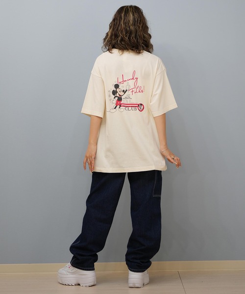 DISCUS ATHLETIC(ディスカス アスレチック)の「DISCUS ATHLETIC/ディスカスアスレチック × Disney ディズニー コラボ 半袖 Tシャツ ミッキーマウス 5287-5976(Tシャツ/カットソー・レディース・ブラック系その他/ホワイト系その他2/ブラック系その他3/ベージュ系その他3/ブラック系その他2/ホワイト系その他/ベージュ系その他/ベージュ系その他2/ホワイト系その他3・M)」の16枚目の写真