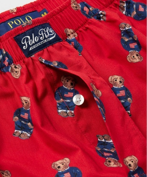 POLO RALPH LAUREN（ポロ ラルフ ローレン）の「【POLO RALPH LAUREN】コアフラッグ ウーブントランクス（トランクス・メンズ・ネイビー/レッド・LARGE/MEDIUM/SMALL）」の8枚目の写真