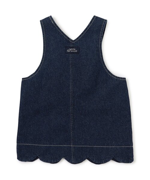 apres les cours（アプレレクール）の「ハートポケットベビージャンスカ（その他ベビーウェア・キッズ・アイボリー/インディゴブルー・70/80）」の12枚目の写真