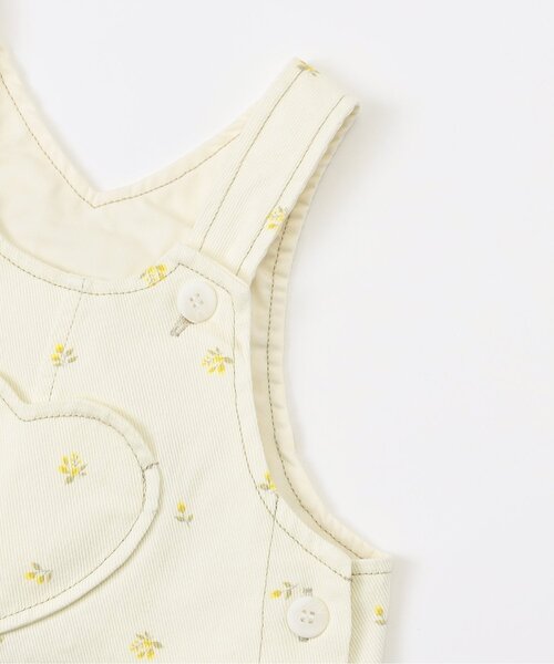 apres les cours（アプレレクール）の「ハートポケットベビージャンスカ（その他ベビーウェア・キッズ・アイボリー/インディゴブルー・70/80）」の15枚目の写真