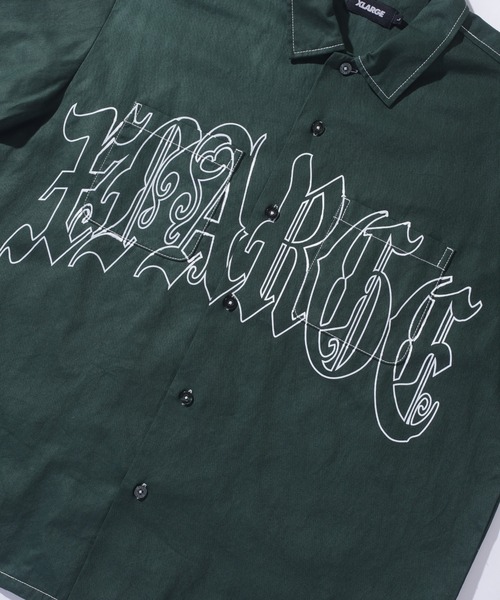 XLARGE(エクストララージ)の「OLD ENGLISH S/S WORK SHIRT(シャツ/ブラウス・メンズ・グレー/ブラック/グリーン・XL/L/M/S)」の12枚目の写真