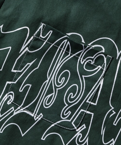 XLARGE(エクストララージ)の「OLD ENGLISH S/S WORK SHIRT(シャツ/ブラウス・メンズ・グレー/ブラック/グリーン・XL/L/M/S)」の13枚目の写真