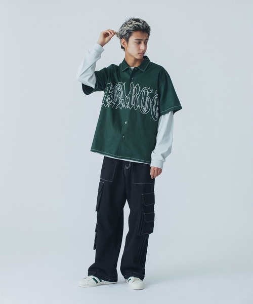 XLARGE(エクストララージ)の「OLD ENGLISH S/S WORK SHIRT(シャツ/ブラウス・メンズ・グレー/ブラック/グリーン・XL/L/M/S)」の11枚目の写真