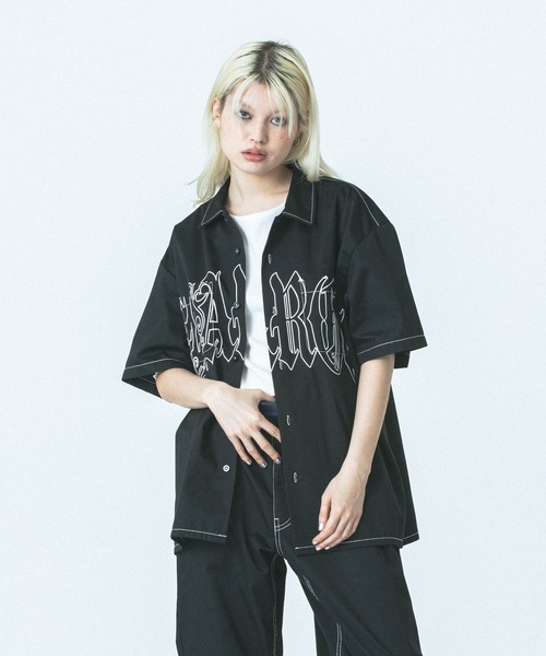 XLARGE(エクストララージ)の「OLD ENGLISH S/S WORK SHIRT(シャツ/ブラウス・メンズ・グレー/ブラック/グリーン・XL/L/M/S)」の16枚目の写真