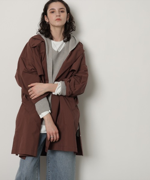 CADUNE（カデュネ）の「オーバーシルエットコート（ダウンジャケット/コート・レディース・ベージュ/ネイビー/ブラウン・36/38）」の22枚目の写真