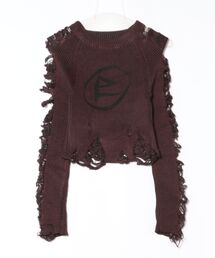 Uenui | 【 cunii 】ツートーングランジニットティー(ニット/セーター)