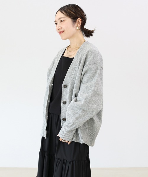 Aletta vita(アレッタビータ)の「7G天竺編みドルマンニットカーディガン(カーディガン/ボレロ・レディース・グレー/ブラック/ベージュ・FREE)」の15枚目の写真