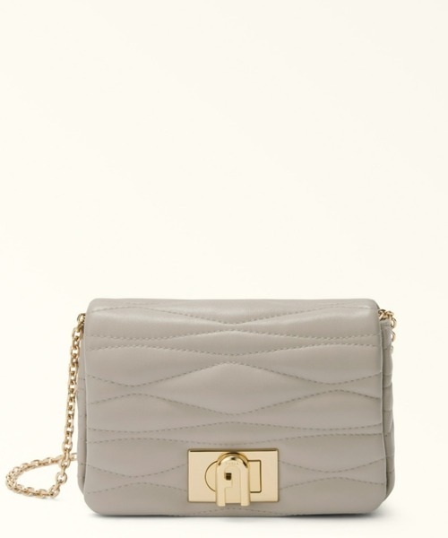 FURLA（フルラ）の「フルラ 1927 ミニバッグ（ショルダーバッグ・レディース・ストーン/ブラック・ONE SIZE）」の2枚目の写真