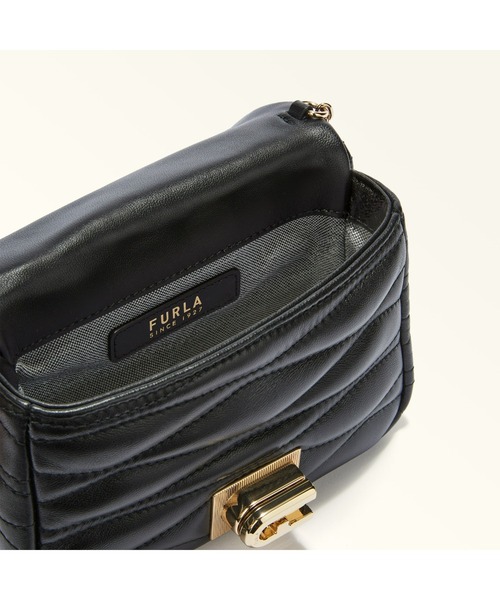 FURLA（フルラ）の「フルラ 1927 ミニバッグ（ショルダーバッグ・レディース・ストーン/ブラック・ONE SIZE）」の3枚目の写真