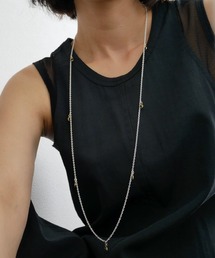 ydotc jewelry（ワイドットシージュエリー）の「ydotc jewelry ブラックスピネルロングネックレス　★（ネックレス）」