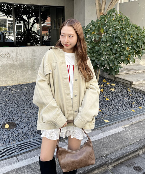 mline（エムライン）の「[mline]コットンレースティアードミニスカパン（スカート・レディース・ブラック/オフホワイト・1/2）」の3枚目の写真