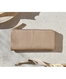 genten | グレースパイソン L字ファスナー長財布(財布)