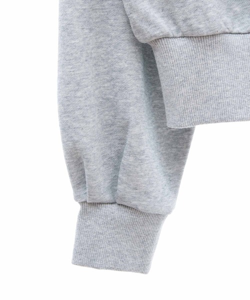 31 Sons de mode(トランテアン ソン ドゥ モード)の「ネコロゴオフショルプルオーバー(Tシャツ/カットソー・レディース・オフホワイト/ピンク/ライトグレー/ネイビー・フリー)」の7枚目の写真