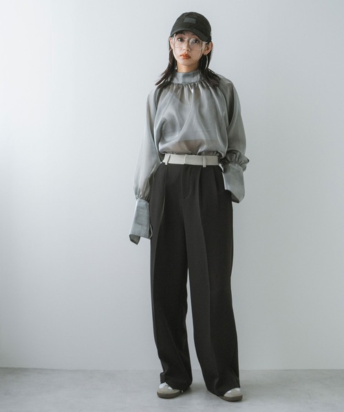 bohmal(ボマール)の「箔オーガンジーブラウス(シャツ/ブラウス・レディース・ブラック/シルバー・MEDIUM)」の22枚目の写真