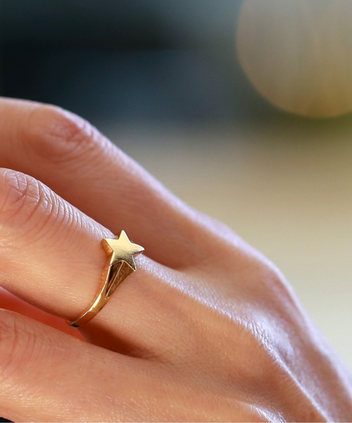 vv(ヴィヴィ)の「vv.jewelry / 星ゴールドリング(リング・レディース・ゴールド・12号/6号/9号/1号/7号/10号/13号)」の1枚目の写真