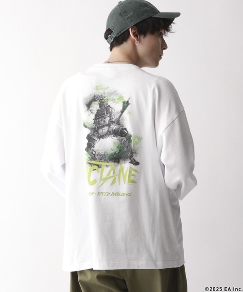 RAGEBLUE(レイジブルー)の「【APEX LEGENDS(TM)×RAGEBLUE】コラボ/ヘビーウェイトプリントロンT(Tシャツ/カットソー・メンズ・イエロー/ダークグレー/ホワイト系4/ホワイト系3/ホワイト系1/ホワイト系2/ブラック・MEDIUM/LARGE)」の8枚目の写真