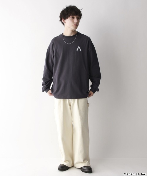 RAGEBLUE(レイジブルー)の「【APEX LEGENDS(TM)×RAGEBLUE】コラボ/ヘビーウェイトプリントロンT(Tシャツ/カットソー・メンズ・イエロー/ダークグレー/ホワイト系4/ホワイト系3/ホワイト系1/ホワイト系2/ブラック・MEDIUM/LARGE)」の9枚目の写真