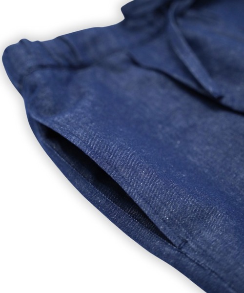 VOAAOV(ヴォアーブ)の「【VOAAOV】OPEN END COTTON x FRENCH LINEN DENIM Wide Easy Pants(デニムパンツ・メンズ・ネイビー・1/2/0)」の7枚目の写真