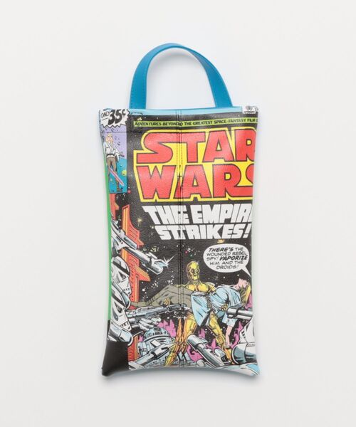 Disney（ディズニー）の「【 STAR WARS 】 合皮ティッシュボックスケース　コミック  25S1（収納グッズ・レディース・グリーン/ピンク・FREE）」の2枚目の写真