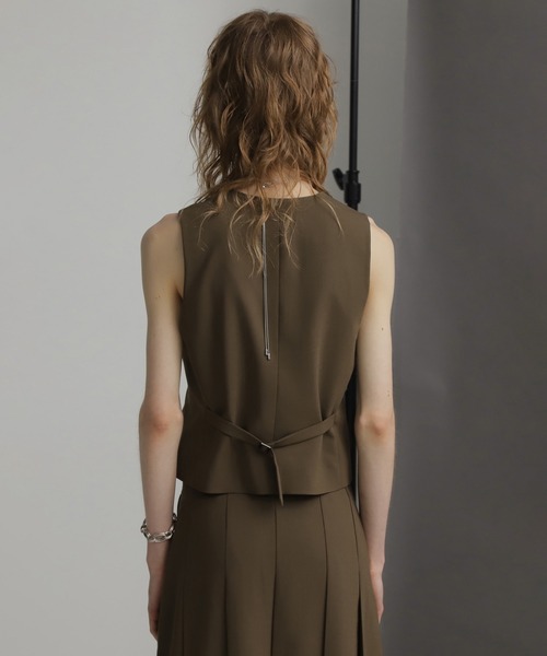 ROSE BUD（ローズバッド）の「コンパクトベスト（ベスト・レディース・ブラウン/ブラック・ONE SIZE）」の17枚目の写真